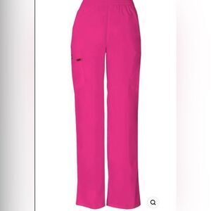 Dickies Size Large modern classic petite hot pink scrub pants
